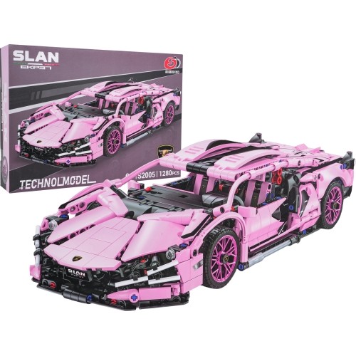Sports Car Blocks Pink 1280pcs.