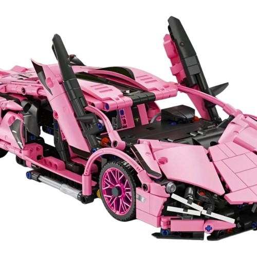 Sports Car Blocks Pink 1280pcs.
