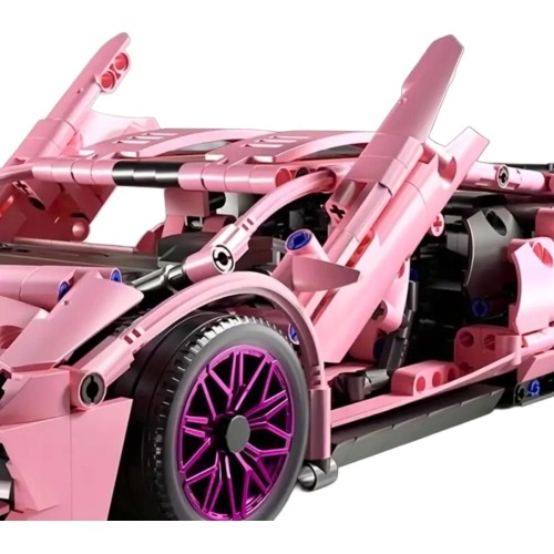 Sports Car Blocks Pink 1280pcs.