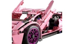 Sports Car Blocks Pink 1280pcs.