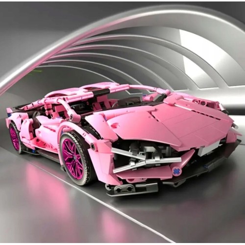 Sports Car Blocks Pink 1280pcs.