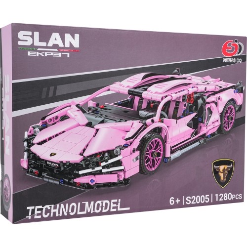 Sports Car Blocks Pink 1280pcs.