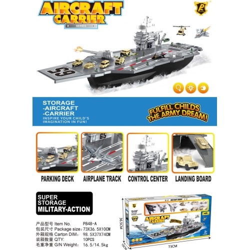 Military Aircraft Carrier + Accessories