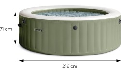 Nadmuchiwane SPA basen z hydromasażem 6 os. 216x71 cm Intex 28428NP