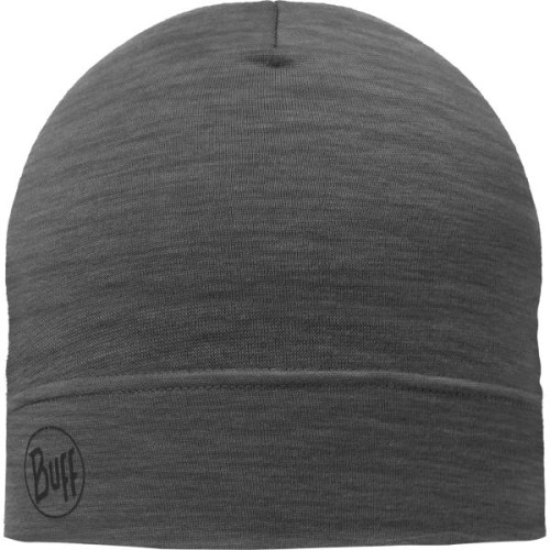Czapka z wełny merino Lightweight, szara - 937