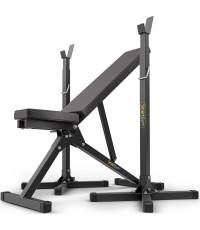 Zestaw treningowy SG1 | Ławka do ćwiczeń +  Stojaki pod sztangę regulowane - SmartGym Fitness Accessories