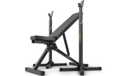 Zestaw treningowy SG1 | Ławka do ćwiczeń +  Stojaki pod sztangę regulowane - SmartGym Fitness Accessories
