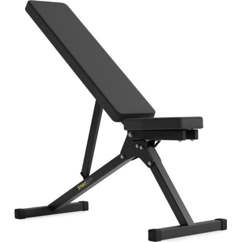 Zestaw treningowy SG1 | Ławka do ćwiczeń +  Stojaki pod sztangę regulowane - SmartGym Fitness Accessories