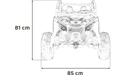 Elektryczny quad dziecięcy Maverick Turbo RR STRONG, różowy