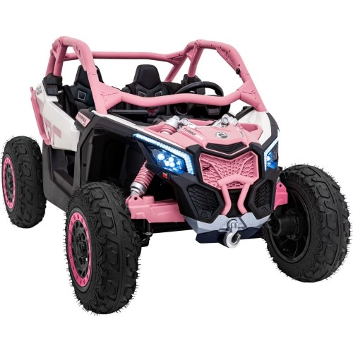 Elektryczny quad dziecięcy Maverick Turbo RR STRONG, różowy