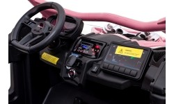 Elektryczny quad dziecięcy Maverick Turbo RR STRONG, różowy