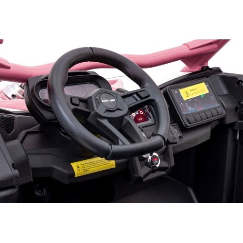 Elektryczny quad dziecięcy Maverick Turbo RR STRONG, różowy
