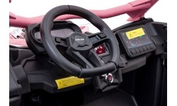 Elektryczny quad dziecięcy Maverick Turbo RR STRONG, różowy