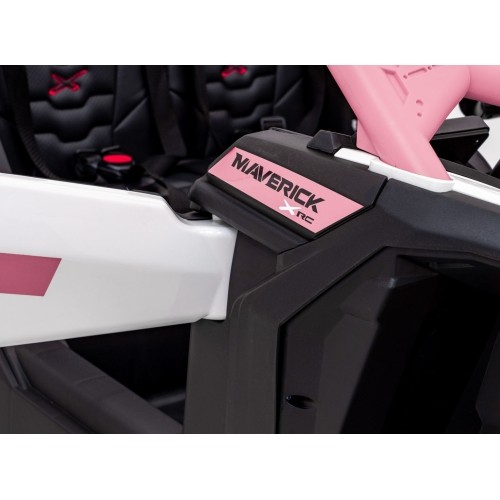 Elektryczny quad dziecięcy Maverick Turbo RR STRONG, różowy