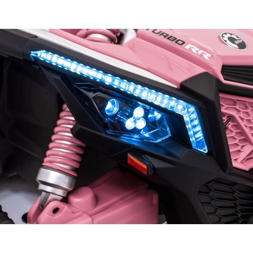 Elektryczny quad dziecięcy Maverick Turbo RR STRONG, różowy
