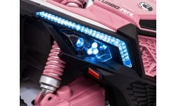 Elektryczny quad dziecięcy Maverick Turbo RR STRONG, różowy