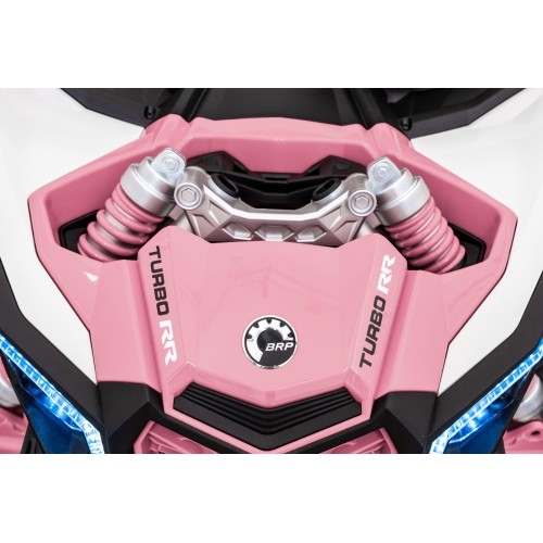 Elektryczny quad dziecięcy Maverick Turbo RR STRONG, różowy