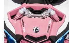 Elektryczny quad dziecięcy Maverick Turbo RR STRONG, różowy