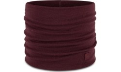 Kominiarka Merino Heavyweight, jednolity kolor, granatowo-czerwona - 653
