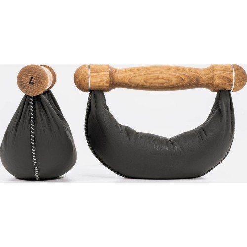 Zestaw hantli dębowych SwingBells Eiche - 6 kg