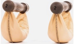 Zestaw hantli SwingBells orzech naturalny - 1 kg