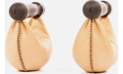 Zestaw hantli SwingBells orzech naturalny - 2 kg