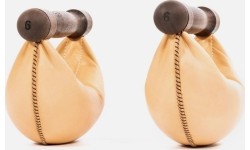 Zestaw hantli SwingBells orzech naturalny - 2 kg