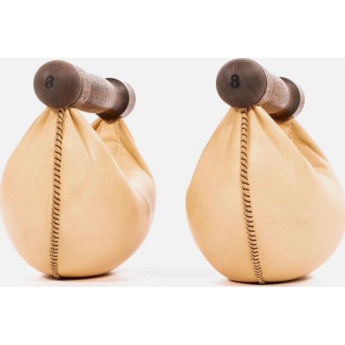 Zestaw hantli SwingBells orzech naturalny - 2 kg