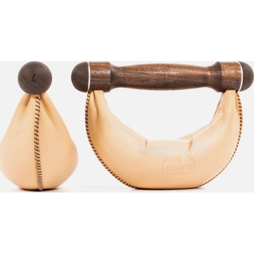 Zestaw hantli SwingBells orzech naturalny - 4 kg