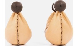 Zestaw hantli SwingBells orzech naturalny - 4 kg