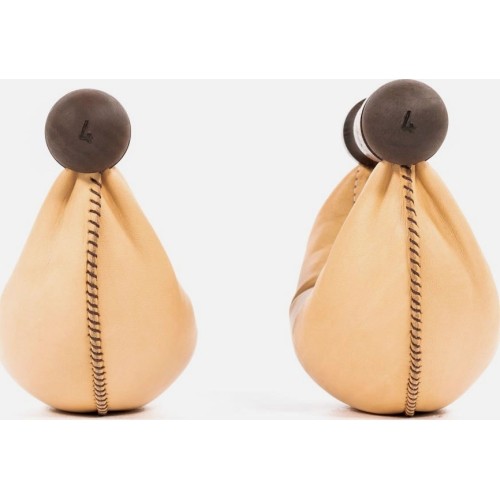 Zestaw hantli SwingBells orzech naturalny - 6 kg