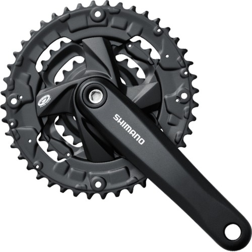 Zestaw korbowy przedni Shimano FC-M371, 3x9 biegów, 44-32-22T, 170 mm