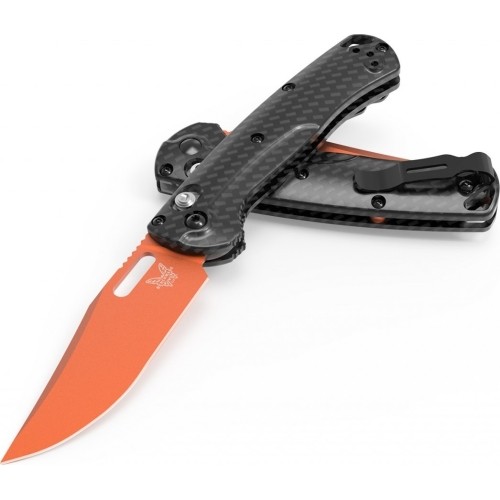 Nóż Benchmade 15533OR-01 Mini Tagged Out, włókno węglowe