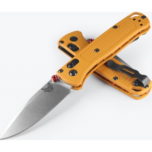 Benchmade 533-08 MINI BUGOUT, żółty Grivory