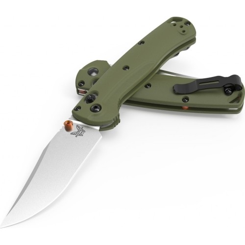 Benchmade 15534 MINI TAGGEDOUT, OD Green G10