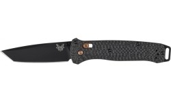 Benchmade 537BK-10 Bailout, czarna klinga, włókno węglowe