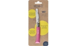 Nóż dziecięcy My First Opinel Nr.7, różowa rączka