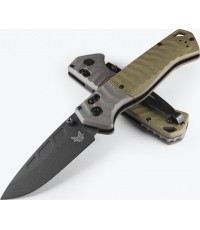 Nóż Benchmade 593BK PSK, MagnaCut, szaro-zielony G10