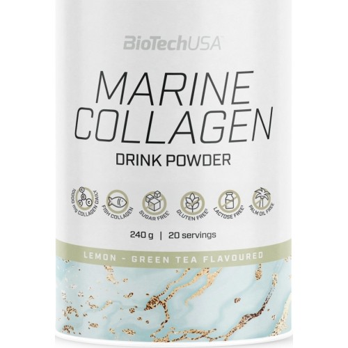 Biotech Marine Collagen (Jūrinis kolagenas iš žuvų) 240g.