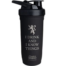 SmartShake Game Of Thrones I Drink And I Know Things Reforce Stainless Steel 900 ml.