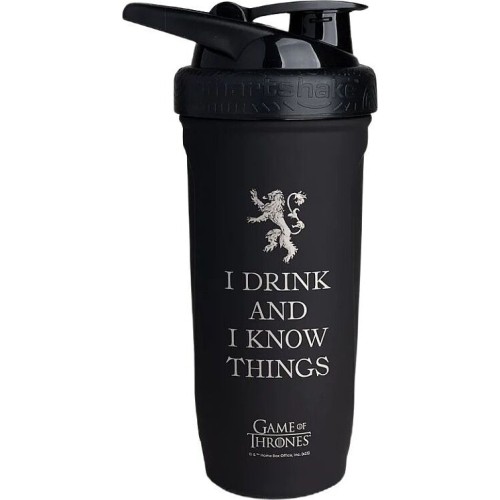 SmartShake Game Of Thrones I Drink And I Know Things Reforce Stainless Steel 900 ml.