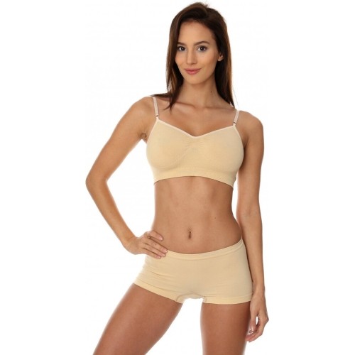 Biustonosz Brubeck Cotton Comfort - Beżowy