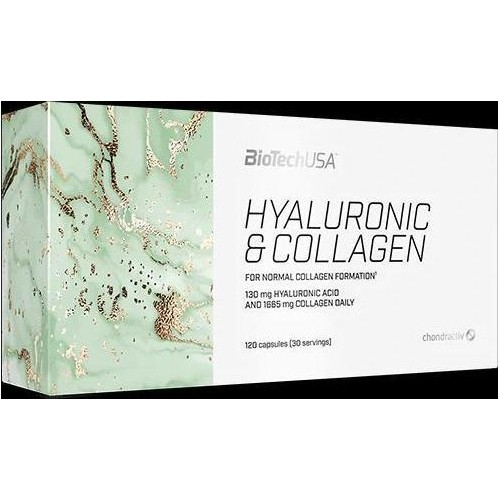 Biotech Hyaluronic & Collagen 120 kaps.
