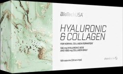 Biotech Hyaluronic & Collagen 120 kaps.