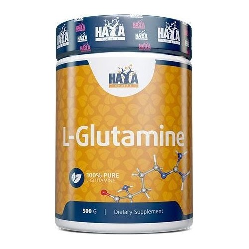 Haya Labs 100% czysta L-glutamina 500 g
