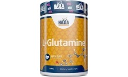 Haya Labs 100% czysta L-glutamina 500 g