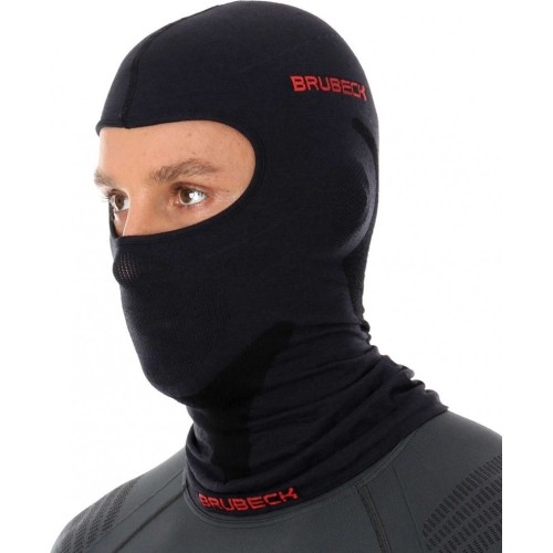Kominiarka unisex Brubeck Merino KM10370 - Czarny