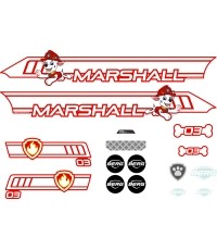 Buzzy - Zestaw naklejek Marshall