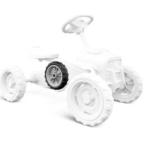 Wheel 9x2 Cross - Light Grey/Black Rear Left