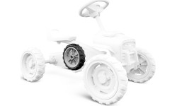 Wheel 9x2 Cross - Light Grey/Black Rear Left